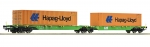 Roco 77370 H0 Container-Doppeltragwagen, SETG