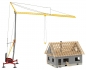 Preview: FALLER 130658 H0 Haus im Bau mit Kran