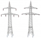 Preview: FALLER 130898 H0 2 Freileitungsmasten (100 kV)