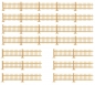 Preview: FALLER 180415 H0 Lattenzaun, 1060 mm