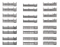 Preview: FALLER 180417 H0 Eisenzäune-Set