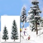 Preview: BUSCH 6152 H0 2 Schnee-Fichten 90/120 mm 