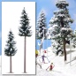 Preview: BUSCH 6153 H0 2 Schnee-Fichten 130/195 mm 