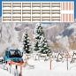 Preview: BUSCH 1120 H0 Schneefangzäune und Schneestangen