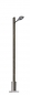 Preview: BUSCH 4134 H0 Lampe mit Holzmast