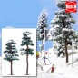 Preview: BUSCH 6155 H0 2 Schnee-Kiefern 130/160 mm 