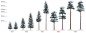 Preview: BUSCH 6155 H0 2 Schnee-Kiefern 130/160 mm 