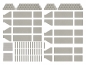 Preview: BUSCH 7872 H0 Pflanzsteine und Palisaden grau