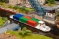 Preview: FALLER 131013 H0 Flussfrachter mit Containern