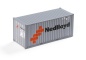 Preview: FALLER 180827 H0 20' Container „Nedlloyd“ 