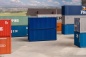 Preview: FALLER 182054 H0 20' Container, blau, 2er-Set 