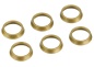 Preview: LGB E131836 Lampenringe gold (6 Stück) Modelleisenbahn