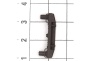 Preview: Märklin E190458 Pufferbohle braun (2 Stück) Modelleisenbahn