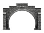 Preview: NOCH 34852 N Tunnel-Portal 2-gleisig, 12,3 x 8,5 cm 