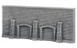 Preview: NOCH 58276 H0 Arkadenmauer, 33 x 12,5 cm 