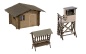 Preview: NOCH 66806 H0 Laser-Cut Deko-Set „Im Wald“ 