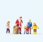 Preview: Preiser 29098 H0 Weihnachtsmann mit Kindern