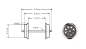 Preview: Roco 40181 H0 Radsatz AC, Ø 11 mm, Länge 24,75 mm (2er-Set) 