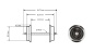 Preview: Roco 40191 H0 Radsatz DC, Ø 9 mm, 2er-Set 