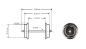 Preview: Roco 40193 H0 Radsatz DC, Ø 11 mm, 2er-Set 