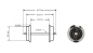 Preview: Roco 40195 H0 Radsatz AC, Ø 9 mm, Länge 24,75 mm (2er-Set) 