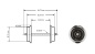 Preview: Roco 40196 H0 Radsatz AC, Ø 11 mm, Länge 24,75 mm (2er-Set) Modelleisenbahn
