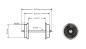 Preview: Roco 40266 H0 RP-25 Radsatz DC, Ø 9 mm, 2er-Set 