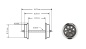 Preview: Roco 85606 H0 Radsatz AC, Ø 11 mm, Länge 24,75 mm (1 Stück) 