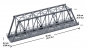 Preview: NOCH 21320 H0 Kastenbrücke 36cm