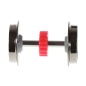 Preview: Roco 145433 H0 Radsatz mit Zahnrad ohne Haftringe, 1,2 mm Spurkranz