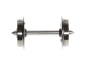 Preview: Roco 85633 H0 Speichenradsatz Wagen DC, Ø 11 mm, 24,8 mm 