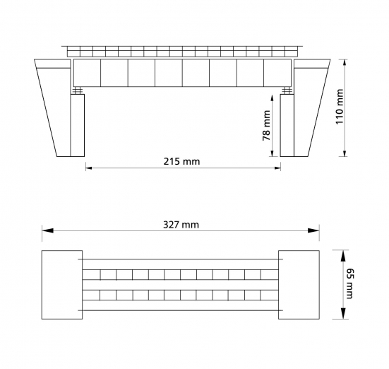 Auhagen 11341 H0 Stahlbrücke