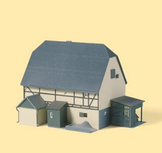 Preview: Auhagen 11359 H0 Großes Bauernhaus mit Stall und Schauer