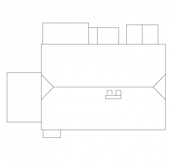 Preview: Auhagen 11359 H0 Großes Bauernhaus mit Stall und Schauer
