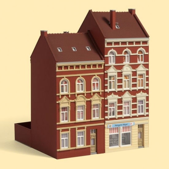 Preview: Auhagen 11417 H0 Stadthäuser Schmidtstraße Nr. 27/29