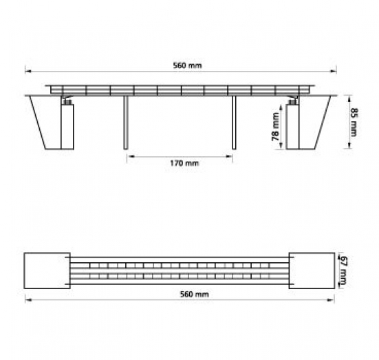 Auhagen 11430 H0 Pendelpfeilerbrücke