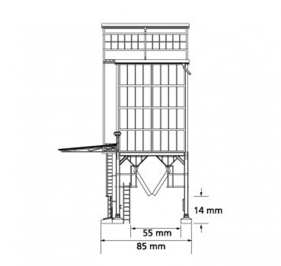 Auhagen 11446 H0 Getreidespeicher