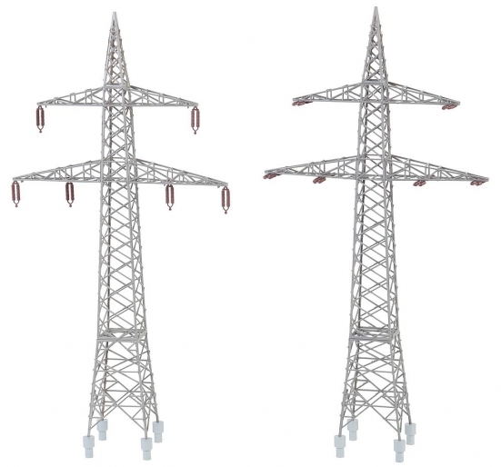Preview: FALLER 130898 H0 2 Freileitungsmasten (100 kV)