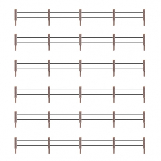 FALLER 180432 H0 Eisenzaun mit Betonpfosten