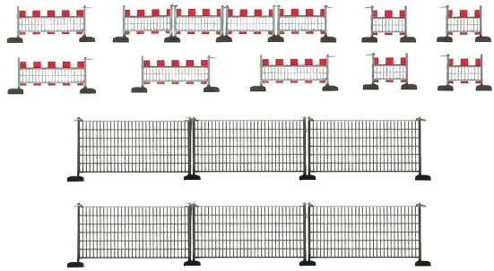 FALLER 180435 H0 Absperrzäune, 460 mm