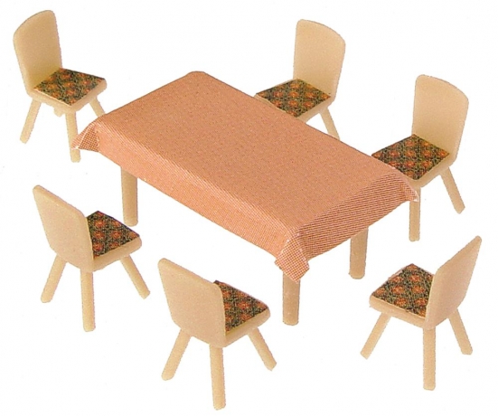 FALLER 180442 H0 4 Tische und 24 Stühle