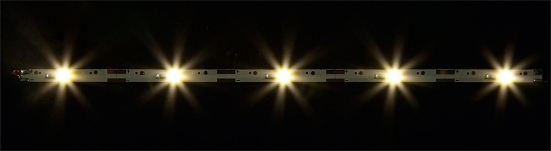 FALLER 180654 2 LED-Lichtleisten, warm weiß, je 180 mm