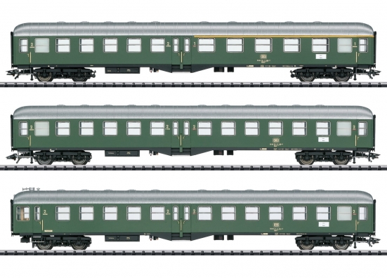 Trix 23120 H0 Reisezugwagen „Mitteleinstiegswagen“, DB 3er-Set
