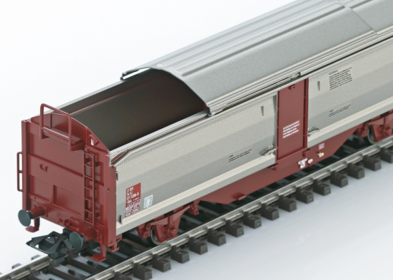 Preview: Märklin 47303 H0 Schiebedach-/ Schiebewandwagen, SJ 3er-Set