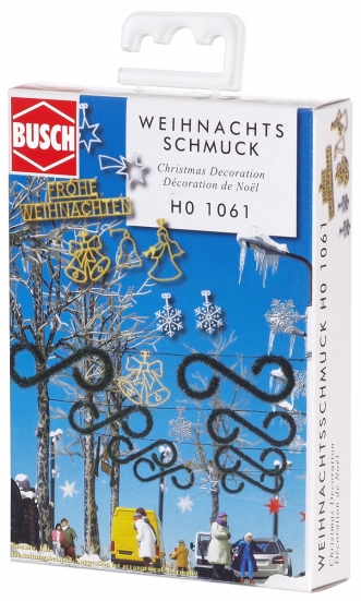 BUSCH 1061 H0 Weihnachtsschmuck