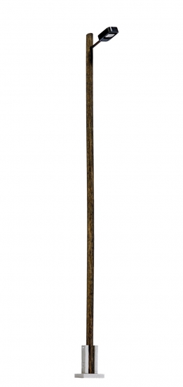 BUSCH 4110 H0 Bahnhofsleuchte (gelb)