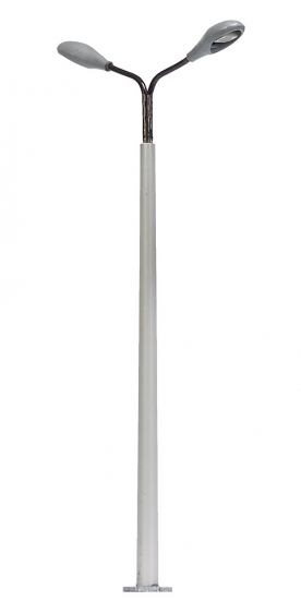 BUSCH 4158 H0 Betonmast mit 2 Leuchten