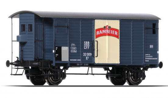BRAWA 47856 H0 Gedeckter Güterwagen K2 „Ramseier” der SBB