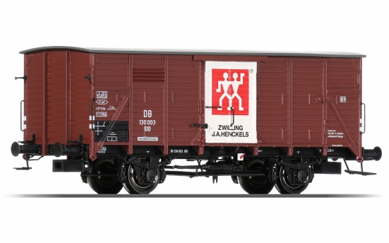 BRAWA 49740 H0 Gedeckter Güterwagen G10 „Zwilling” der DB