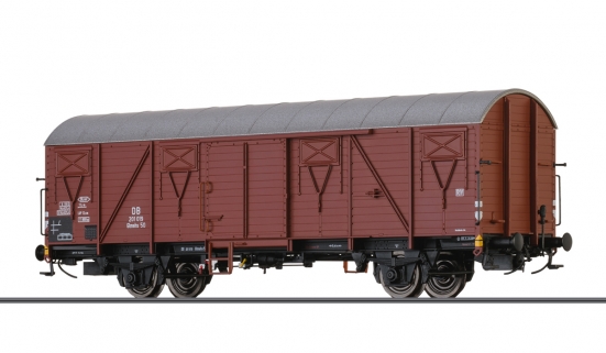 BRAWA 51292 H0 Gedeckter Güterwagen Glmehs50, DB